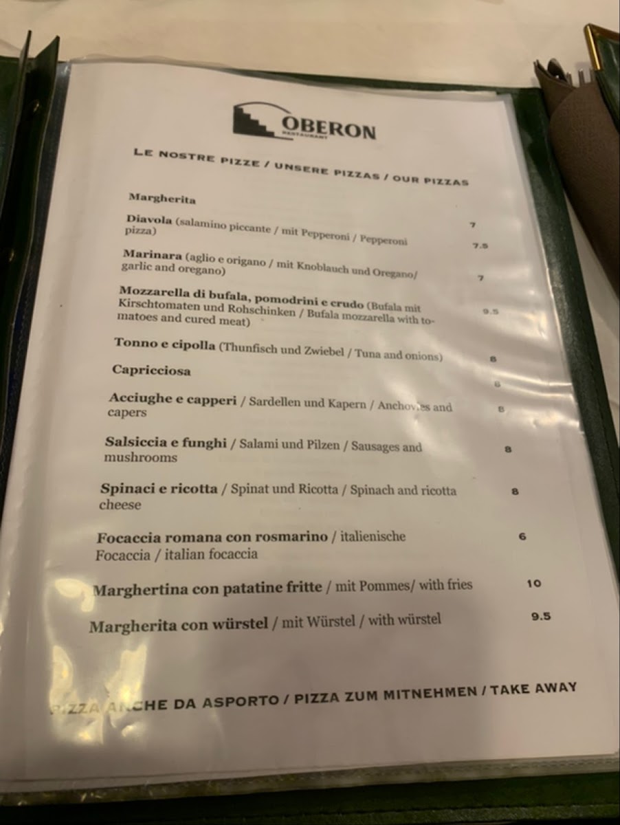 Menu Oberon Restaurant-2